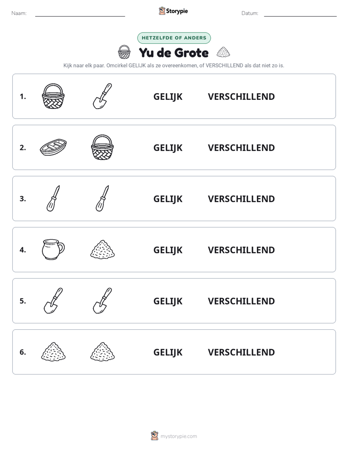 Zelfde of Verschillend