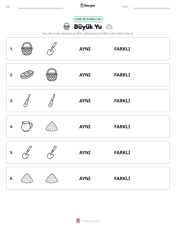 Aynı mı Farklı mı