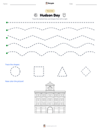 Hudson Bay printable worksheet preview