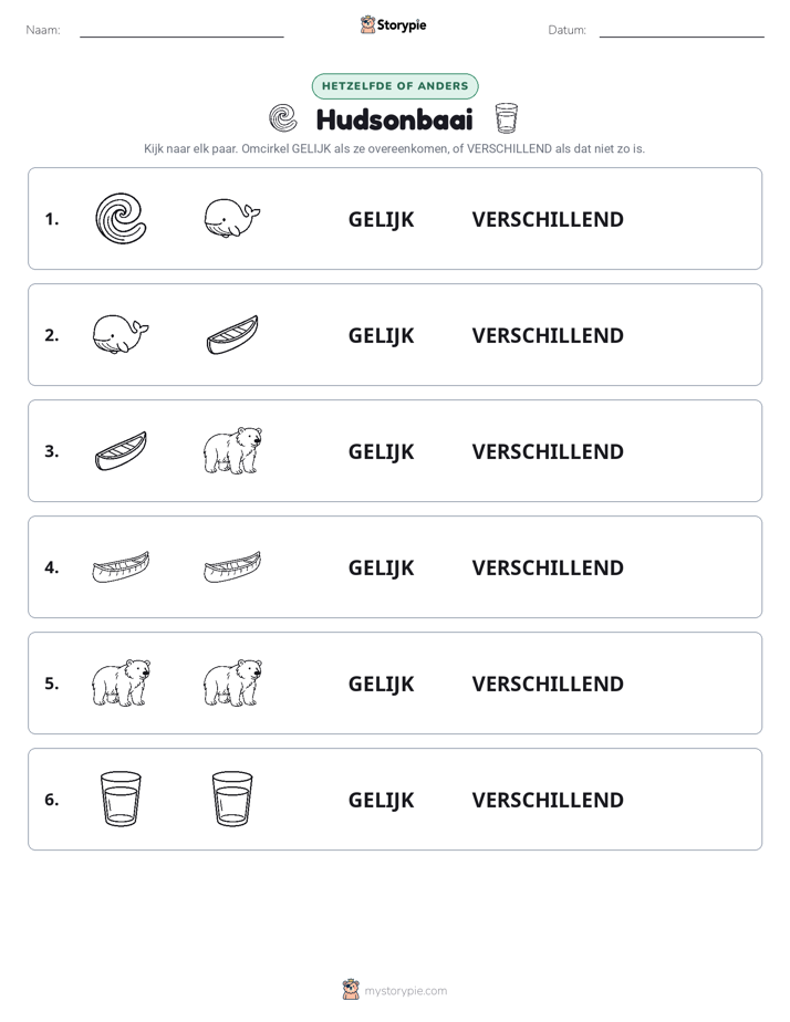 Zelfde of Verschillend