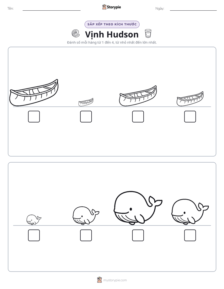 Thứ Tự Kích Thước