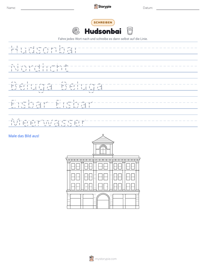 Schreibübung