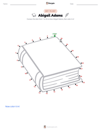 Abigail Adams printable worksheet preview