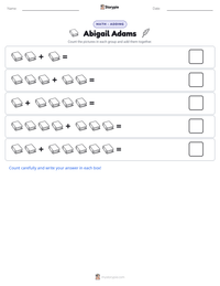 Abigail Adams printable worksheet preview