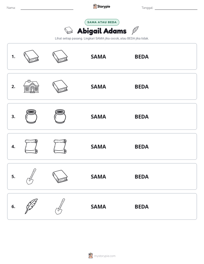 Sama atau Berbeda