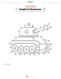 Anteprima della scheda stampabile di Dwight D. Eisenhower