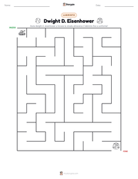 Anteprima della scheda stampabile di Dwight D. Eisenhower