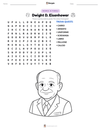 Anteprima della scheda stampabile di Dwight D. Eisenhower