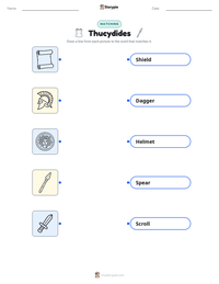 Thucydides printable worksheet preview
