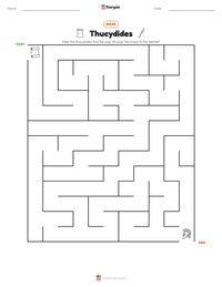 Thucydides printable worksheet preview