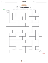 Thucydides afdrukbare werkblad voorbeeld