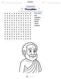 Thucydides afdrukbare werkblad voorbeeld