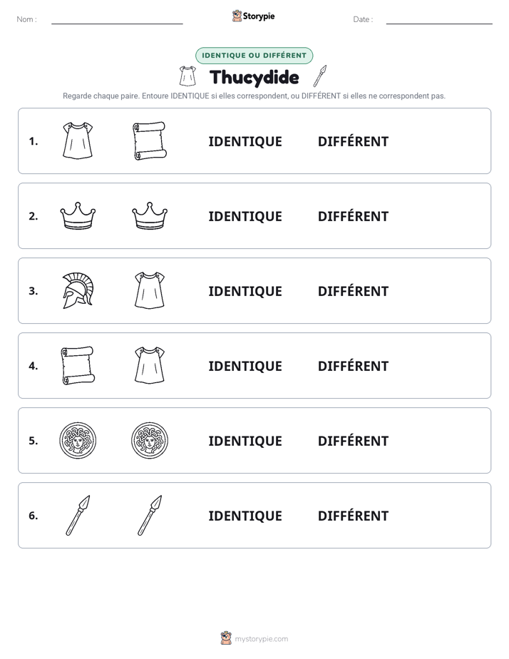 Identique ou Différent