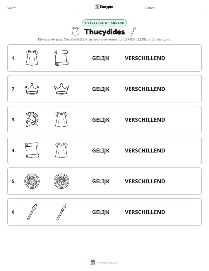 Zelfde of Verschillend