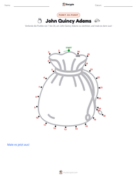 John Quincy Adams druckbare Arbeitsblatt Vorschau
