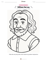 Prabaca lembar kerja cetak William Harvey