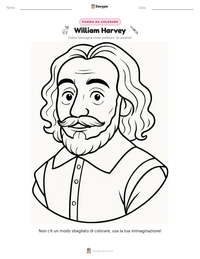 Anteprima della scheda stampabile di William Harvey