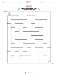 Vista previa de la hoja de trabajo imprimible de William Harvey
