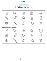 William Harvey afdrukbare werkblad voorbeeld