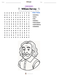 William Harvey printable worksheet preview