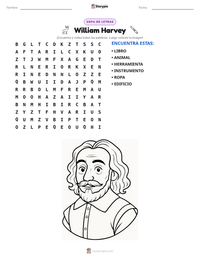 Vista previa de la hoja de trabajo imprimible de William Harvey