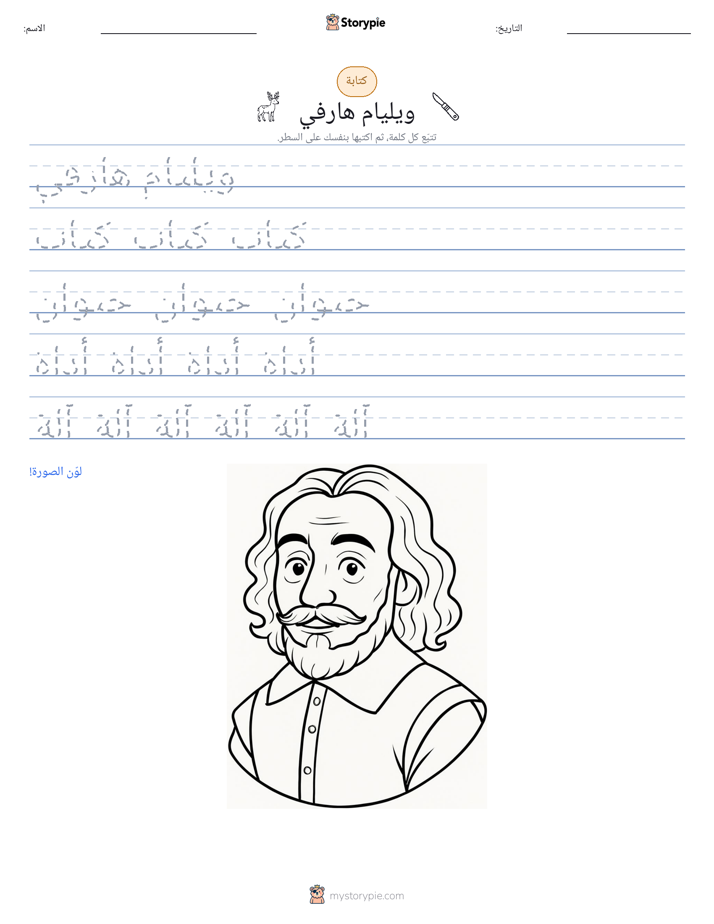 تمرين الكتابة