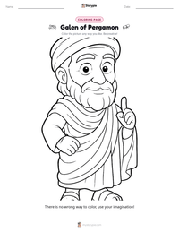 Galen of Pergamon printable worksheet preview