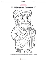 Galenus van Pergamon afdrukbare werkblad voorbeeld