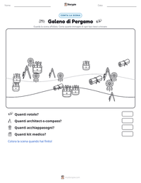 Anteprima della scheda stampabile di Galeno di Pergamo
