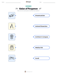Galen of Pergamon printable worksheet preview