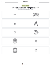 Galenus van Pergamon afdrukbare werkblad voorbeeld