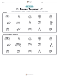 Galen of Pergamon printable worksheet preview