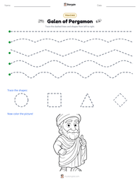 Galen of Pergamon printable worksheet preview