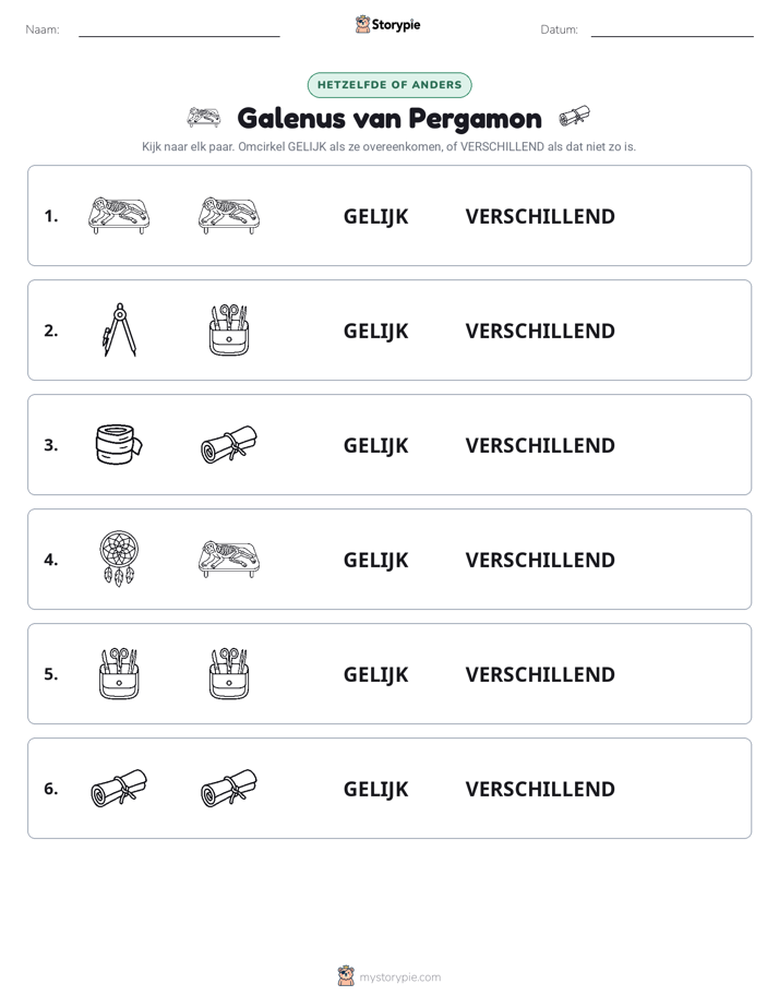Zelfde of Verschillend