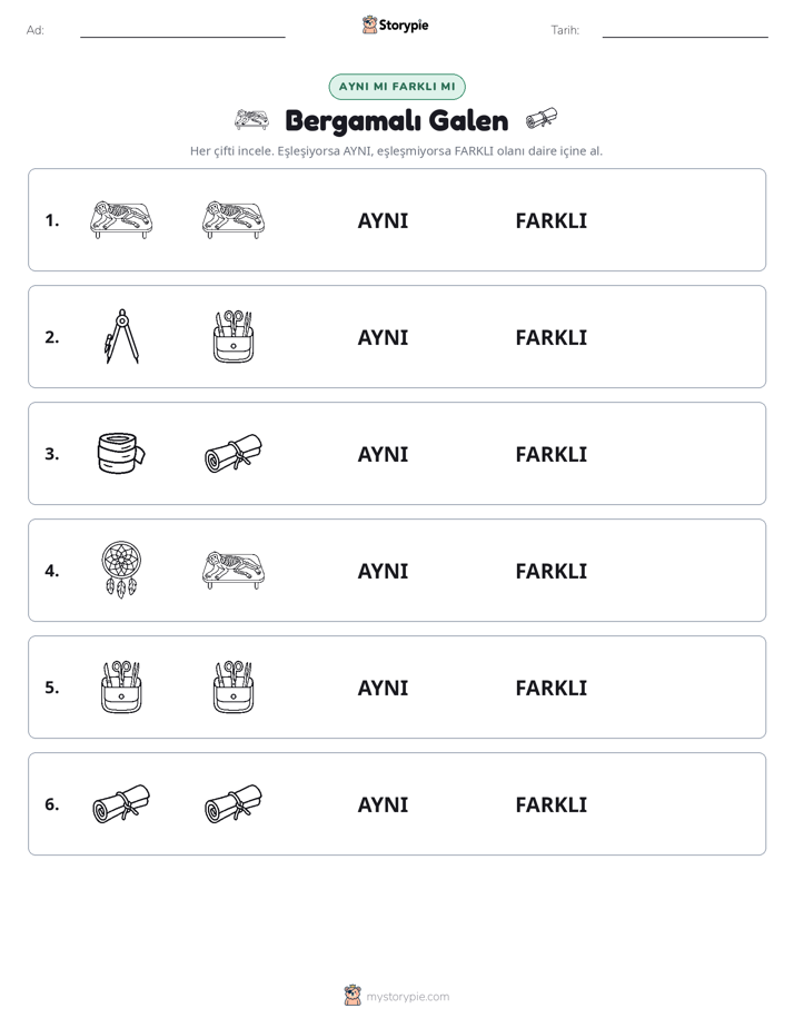 Aynı mı Farklı mı