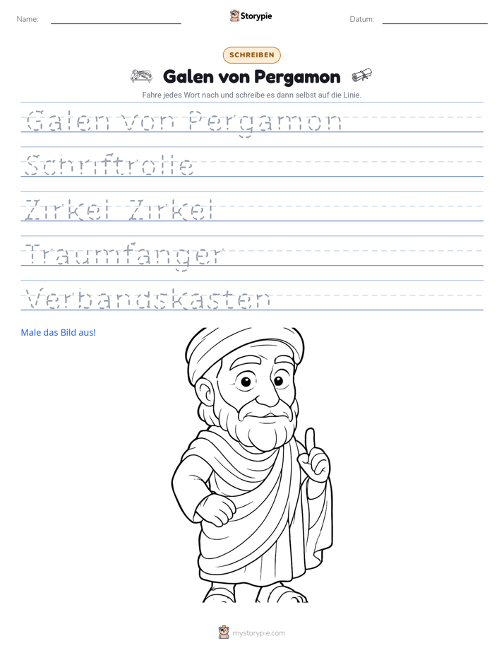 Schreibübung
