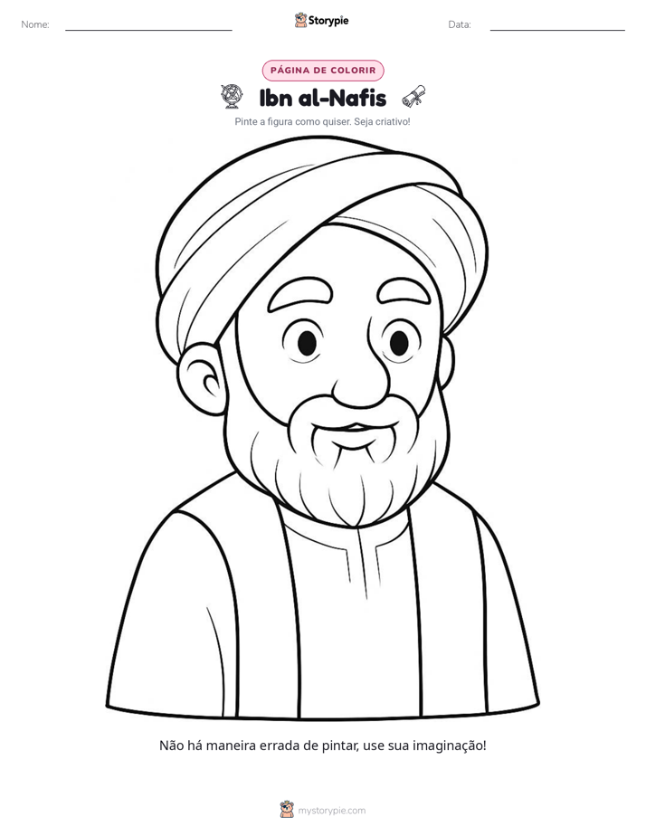 Página para colorir