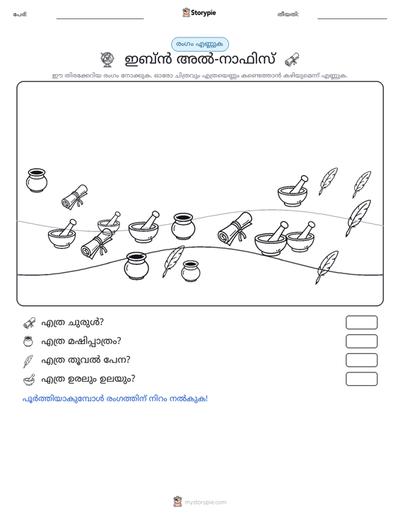 എണ്ണുന്ന ദൃശ്യങ്ങൾ