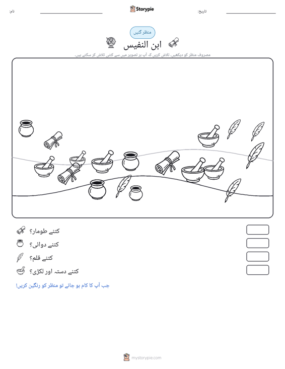 گنتی کا منظر
