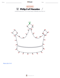Philip II of Macedon printable worksheet preview
