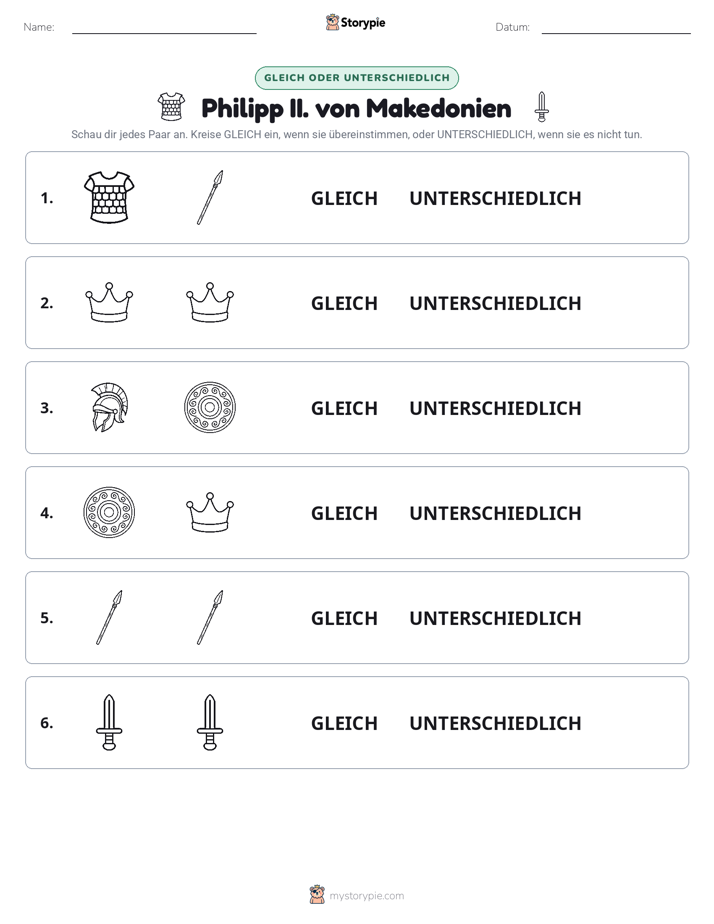 Gleich oder Anders