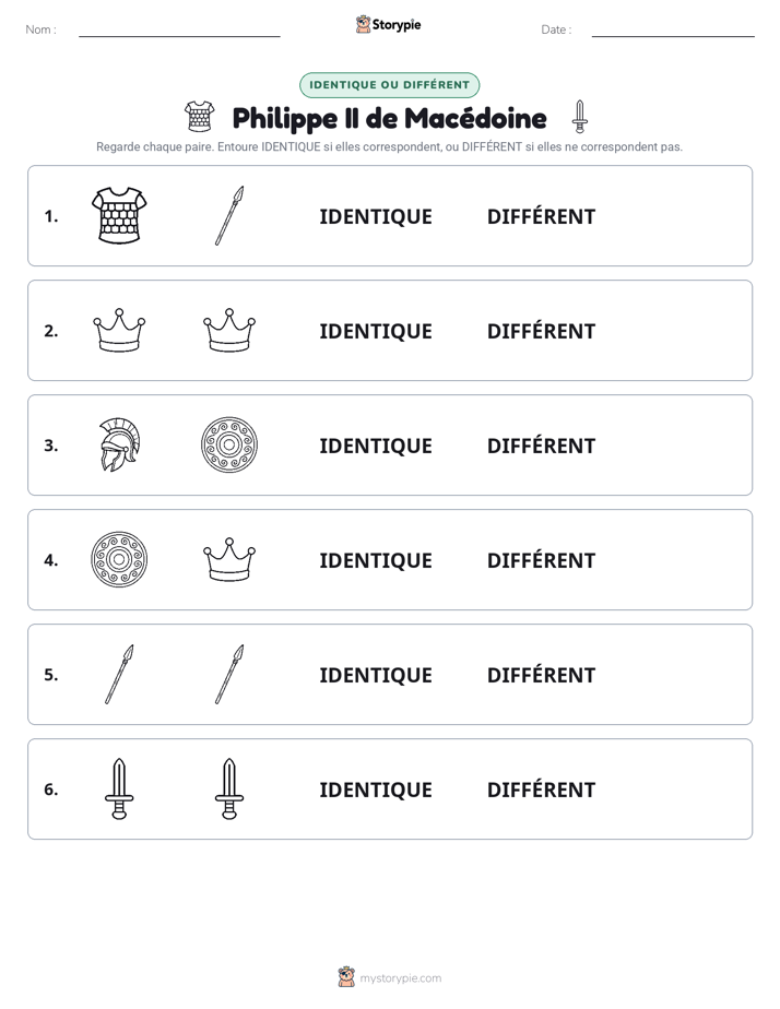 Identique ou Différent