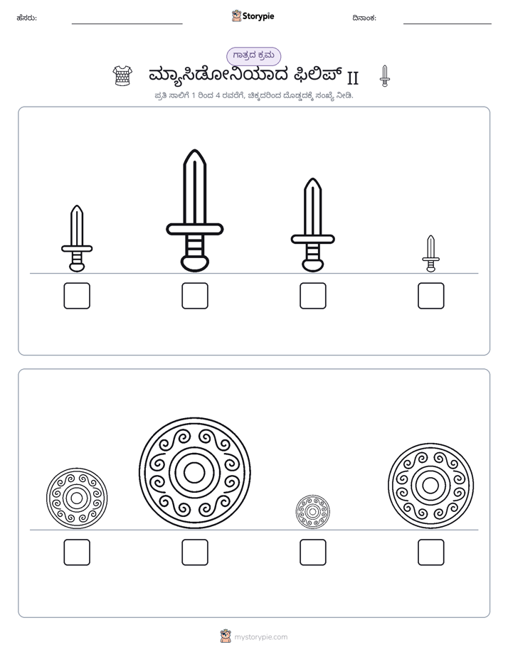 ಗಾತ್ರ ಕ್ರಮ