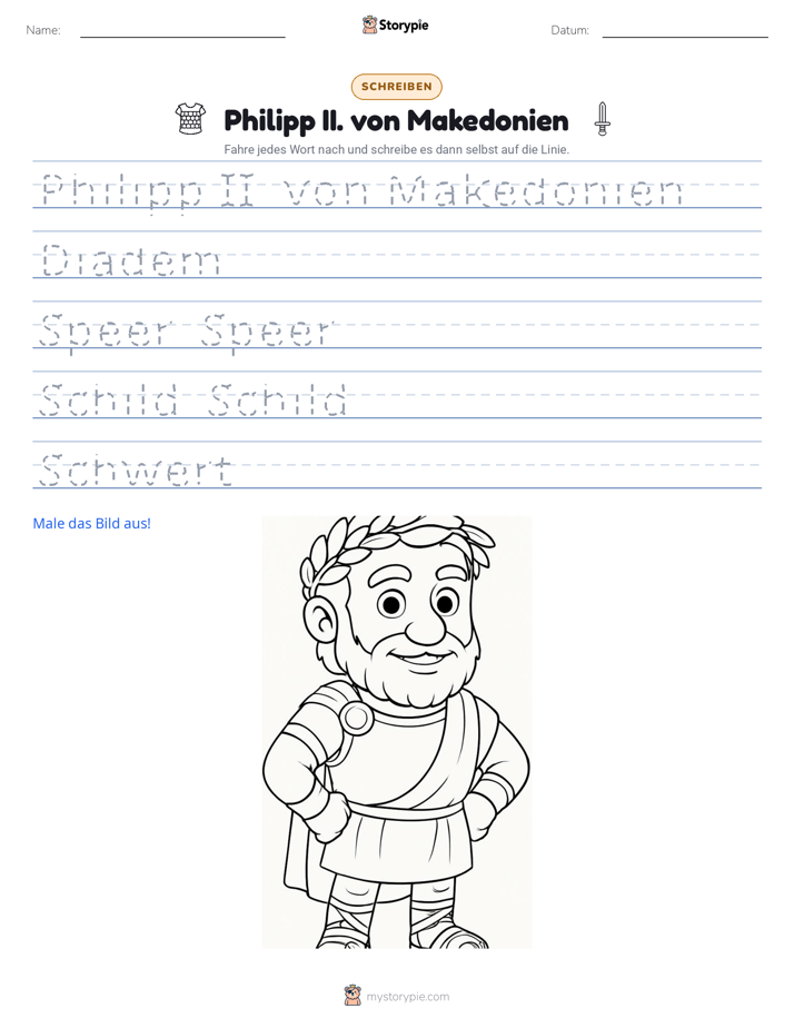 Schreibübung