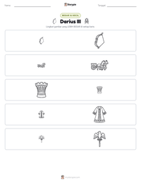 Prabaca lembar kerja cetak Darius III