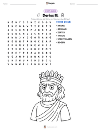 Darius III. druckbare Arbeitsblatt Vorschau