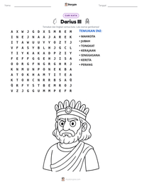 Prabaca lembar kerja cetak Darius III