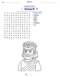 Podgląd drukowalnego arkusza ćwiczeń Dariusz III