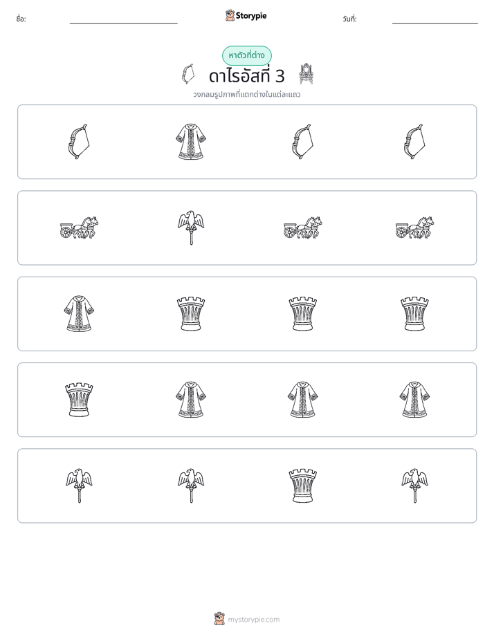 ตัวที่แตกต่าง