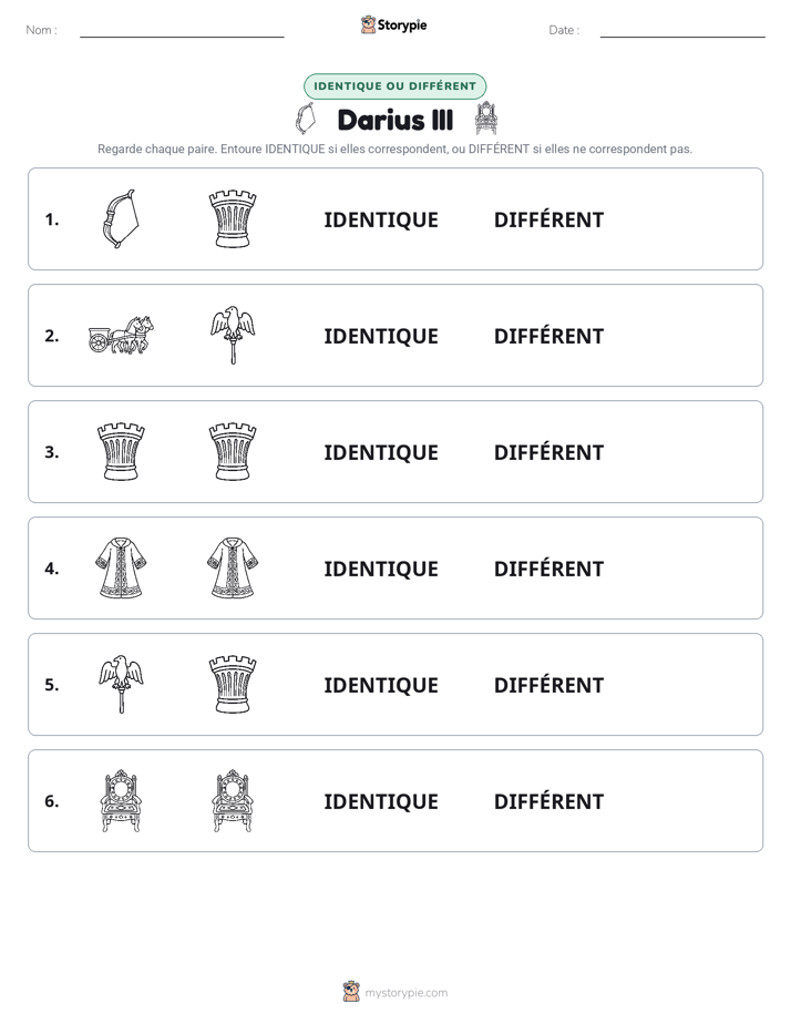 Identique ou Différent